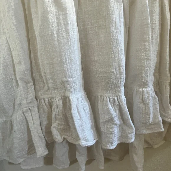 Sabo skirt white cotton dress - Picture 5 of 6